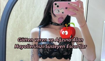 Siyah Dantelli İç Çamaşırı Giyen Ukraynalı Escort